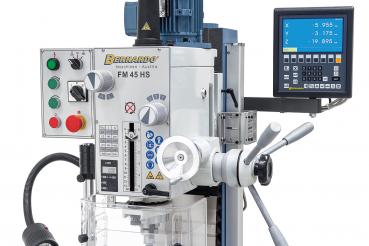 Bernardo FM45HS Bohr- und Fraesmaschine inkl. 3-Achs-Digitalanzeige ES-12V